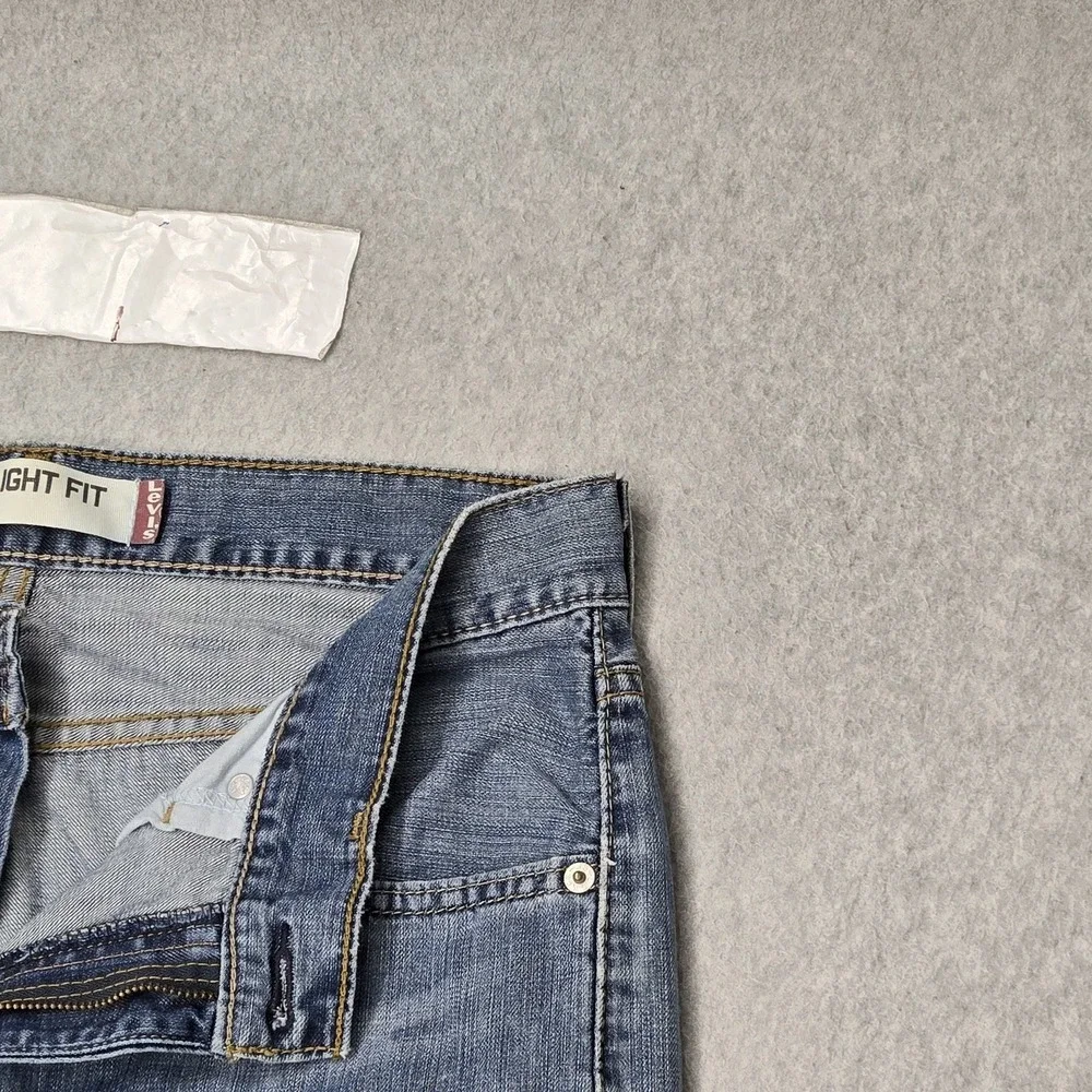 Levi's 505 Men Jeans 31X32 Light Blue Denim Straight Fit 32